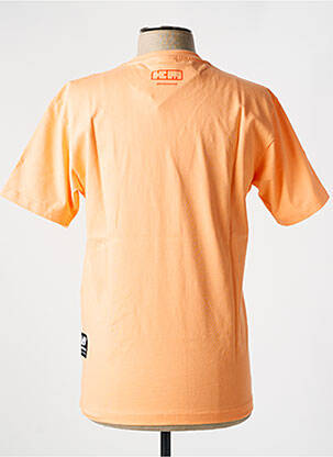 T-shirt col rond orange NEW BALANCE homme