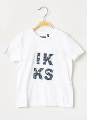 T-shirt blanc IKKS JUNIOR pour garçon seconde vue