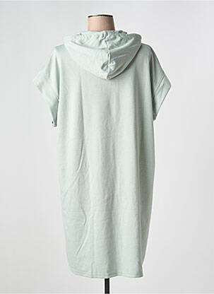 Robe courte col rond vert B.YOUNG femme