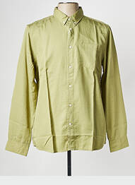 Chemise manches longues vert KNOWLEDGE COTTON APPAREL homme