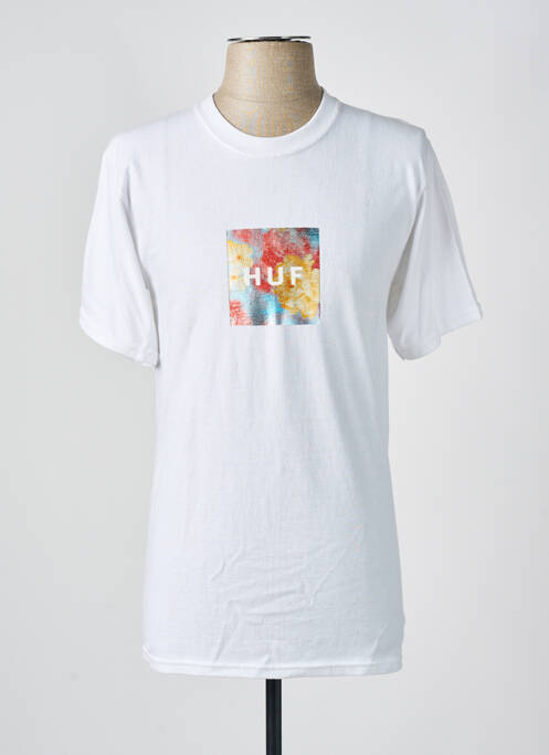T-shirt blanc HUF pour unisexe