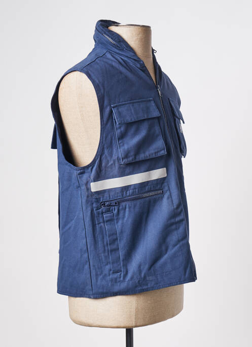 Gilet sans manche bleu HUF pour unisexe