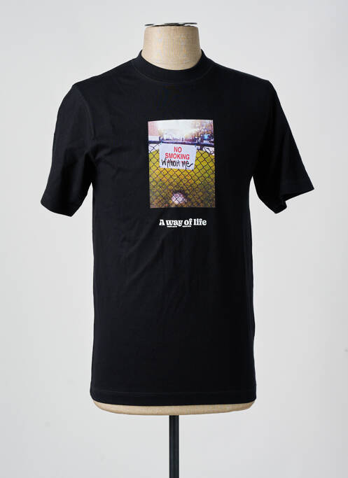 T-shirt noir TEALER pour homme