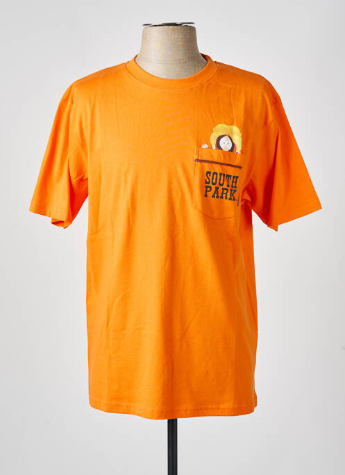 T-shirt orange TEALER pour homme
