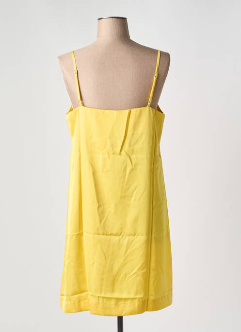 Robe mi-longue jaune CALVIN KLEIN pour femme