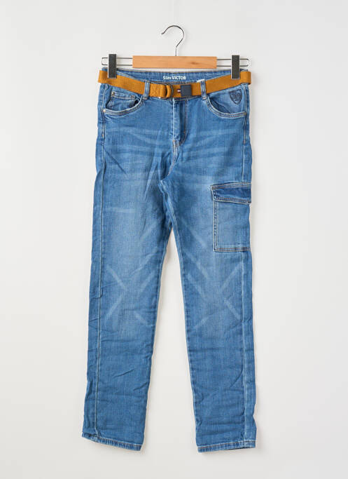 Jeans coupe slim bleu TAPE À L'OEIL pour garçon