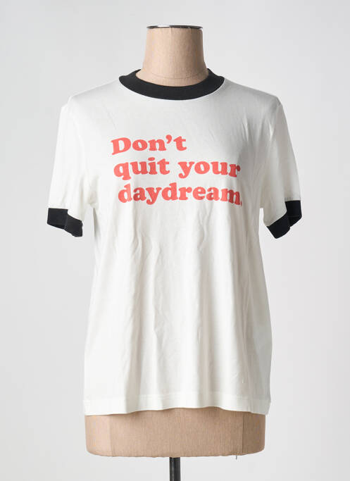 T-shirt blanc NUDIE JEANS CO pour femme