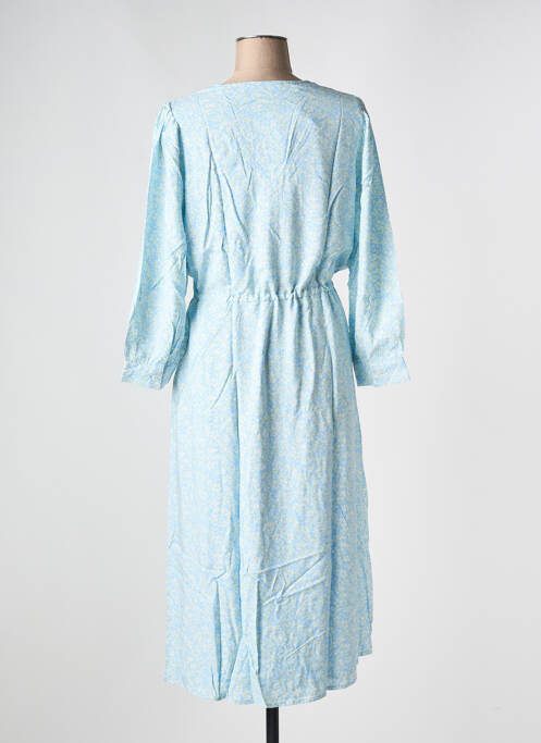 Robe mi-longue bleu SELECTED femme