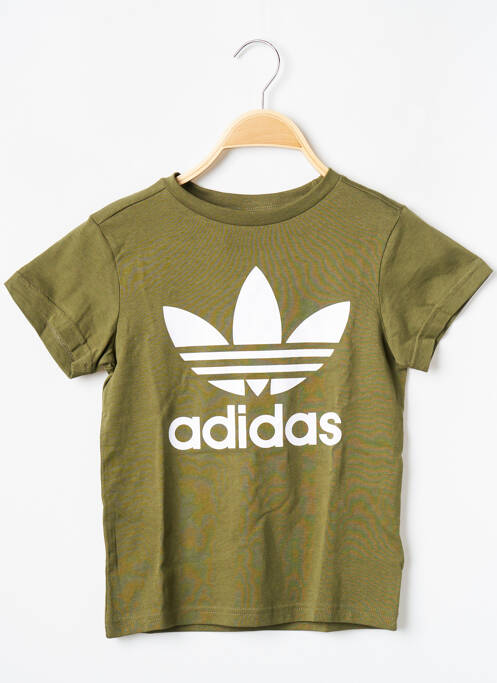 T-shirt vert ADIDAS pour enfant