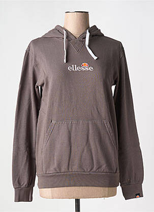 Sweat-shirt à capuche col rond gris ELLESSE femme
