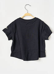 T-shirt noir NIKE pour fille seconde vue