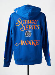 Sweat-shirt bleu NEW ERA pour unisexe seconde vue