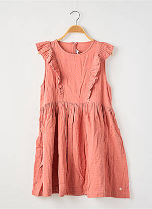Robe mi-longue rose PETIT BATEAU pour fille