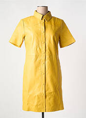 Robe courte jaune VILA pour femme seconde vue