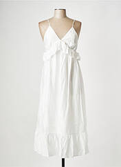 Robe mi-longue blanc SEE U SOON pour femme seconde vue
