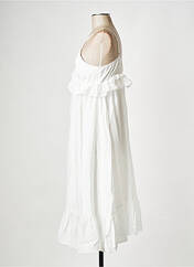 Robe mi-longue blanc SEE U SOON pour femme seconde vue