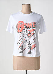 T-shirt blanc NOISY MAY pour femme seconde vue