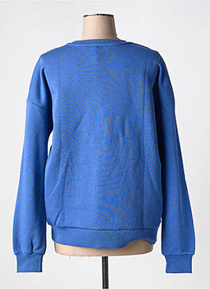 Sweat-shirt col rond bleu NA-KD femme