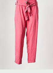 Pantalon chino rose IKKS pour femme seconde vue