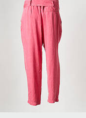 Pantalon chino rose IKKS pour femme seconde vue