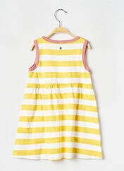 Robe mi-longue jaune PETIT BATEAU pour fille seconde vue