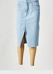 Jupe mi-longue bleu VERO MODA pour femme seconde vue