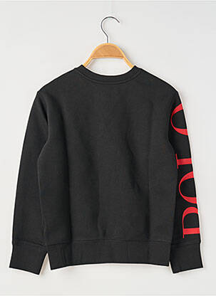 Sweat-shirt col rond noir RALPH LAUREN garcon