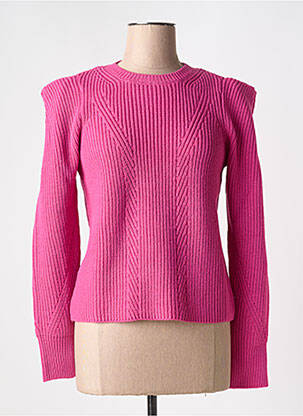 Pull col rond rose Y.A.S femme