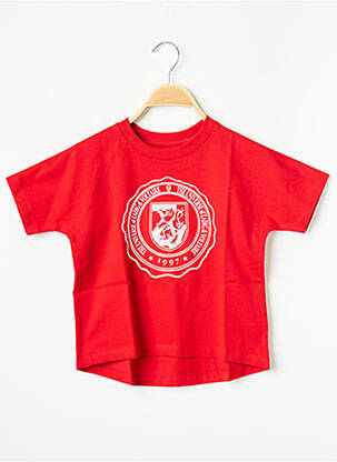 T-shirt col rond rouge ZADIG & VOLTAIRE fille