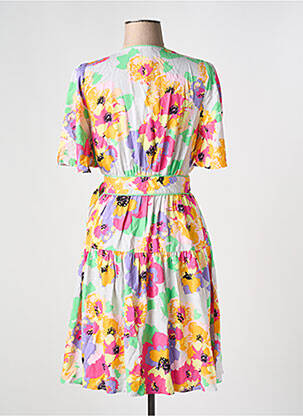 Robe courte col v blanc Y.A.S femme