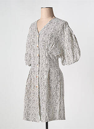 Robe courte col v blanc VILA femme