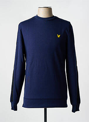 Sweat-shirt col rond bleu LYLE & SCOTT homme