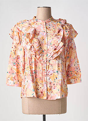 Top col rond multicolore VILA femme