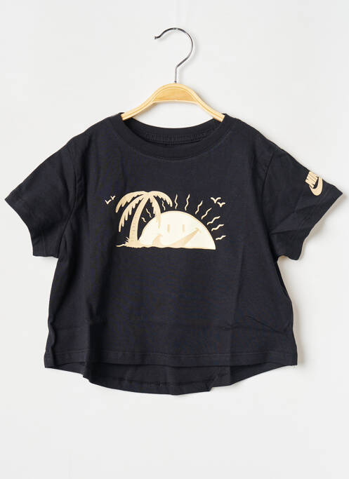 T-shirt noir NIKE pour fille