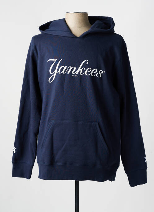 Sweat-shirt bleu NEW ERA pour unisexe