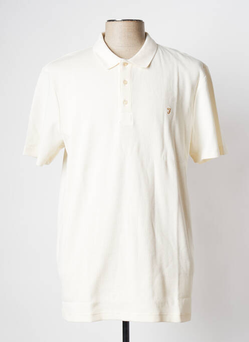 Polo blanc FARAH pour homme