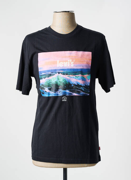T-shirt noir LEVIS pour homme