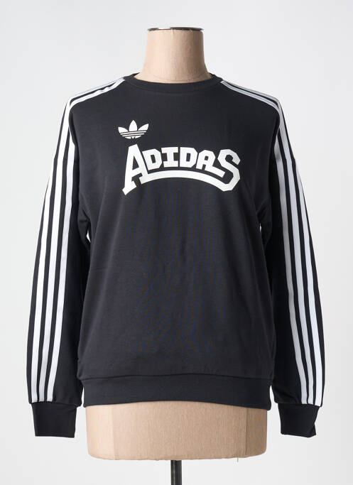 Sweat-shirt noir ADIDAS pour fille