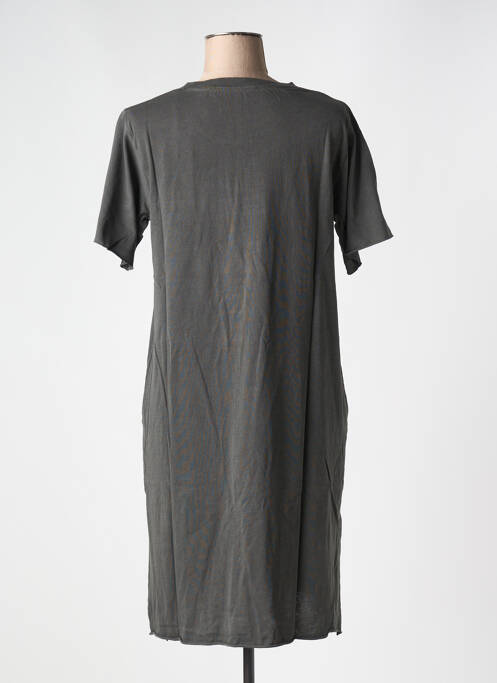 Robe mi-longue gris LEON & HARPER pour femme