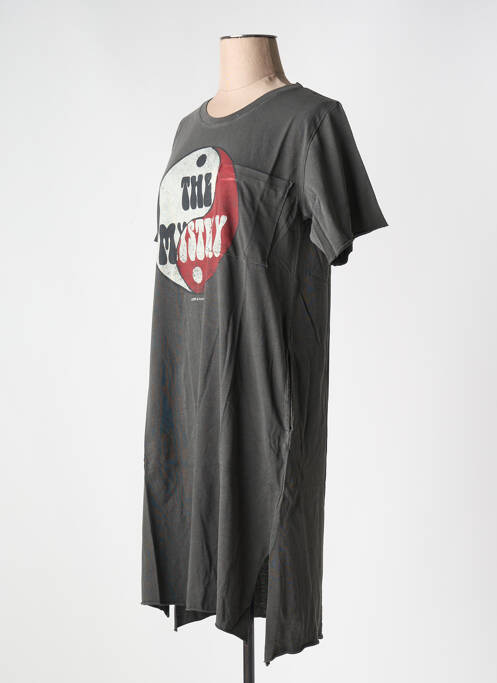 Robe mi-longue gris LEON & HARPER pour femme