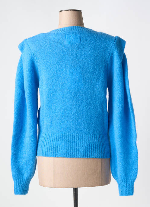 Gilet manches longues bleu LEON & HARPER pour femme