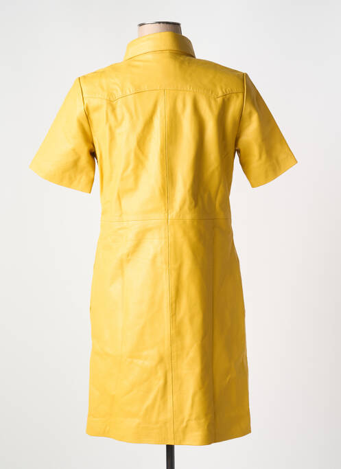 Robe courte jaune VILA pour femme