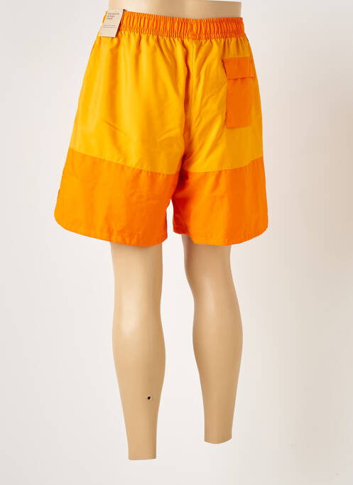 Short orange NIKE homme