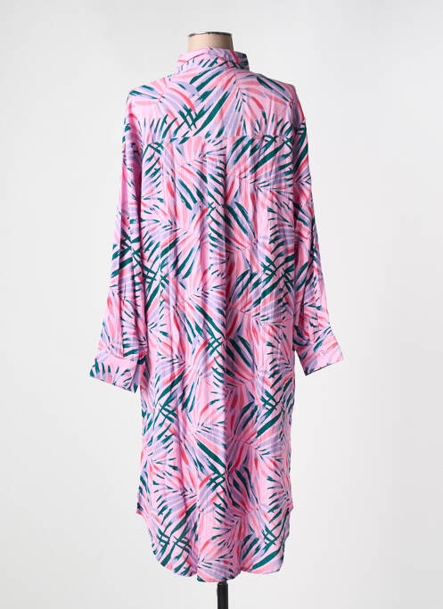 Robe mi-longue rose WILD femme