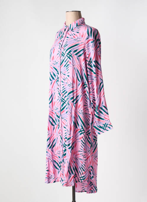 Robe mi-longue rose WILD femme