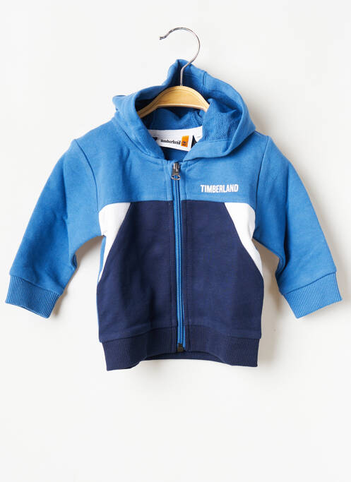 Sweat-shirt à capuche bleu TIMBERLAND pour garçon