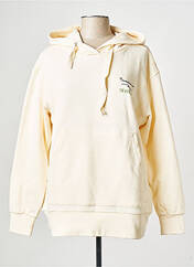 Sweat-shirt à capuche beige KNOWLEDGE COTTON APPAREL pour femme seconde vue