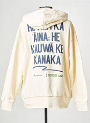 Sweat-shirt à capuche beige KNOWLEDGE COTTON APPAREL pour femme seconde vue