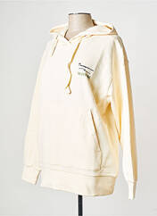 Sweat-shirt à capuche beige KNOWLEDGE COTTON APPAREL pour femme seconde vue