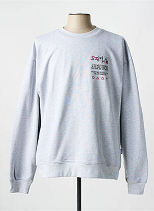 Sweat-shirt gris TEALER pour homme